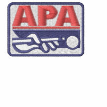 APA farbenreiches Logo Besticktes Poloshirt