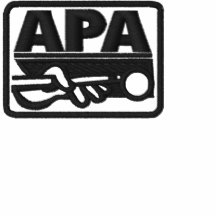 APA Logo - Blau Besticktes Polo Shirt