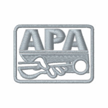 APA Logo - Grau Polo Hemd