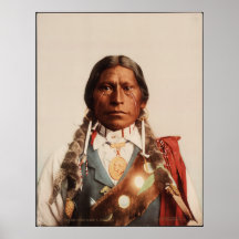 Apache-Leiter James A. Garfield. Poster