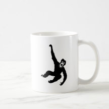 ape monkey chimp gorilla affe crazy orang utan teetasse