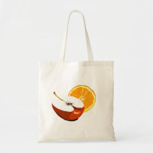 Apfel- und Orangen-Tasche