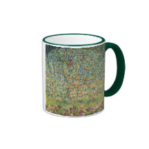 Apfelbaum durch Gustav Klimt, Vintage viktorianisc Kaffeetassen