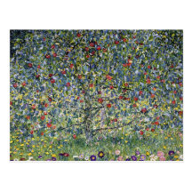 Apfelbaum-Postkarte Gustav Klimt