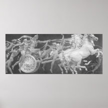 Apollo in seinem Chariot mit den Stunden Plakate