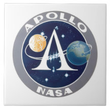 Apollo-Programm Logo Keramikkachel