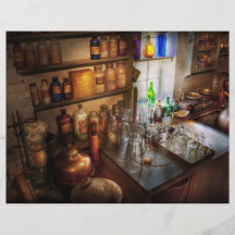 Apotheker - ein wenig des Hexe-Handwerks Bedruckte Flyer