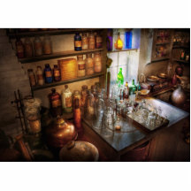 Apotheker - ein wenig des Hexe-Handwerks Photostatuen