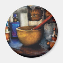Apotheker - Mörser und Stampfe Magnets