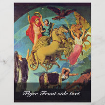Apotheose von Napoleon I. Durch Ingres Jean August Flyer