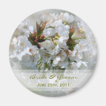 Apple blüht Save the Date Magnet Kühlschrankmagnet