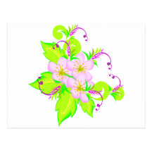 APPLE-BLUMEN POSTKARTEN