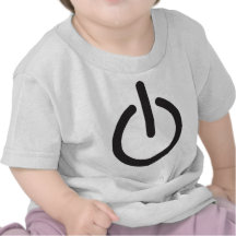 Apple mac Power button T Shirt