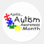 April ist Autismus-Bewusstseins-Monat (pp. Sticker