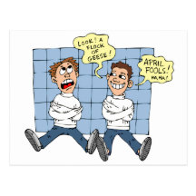 Aprilscherz-Tag Postkarten