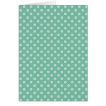 Aqua-blaue kleine Tupfen-Muster-Druck-Geschenke Karten
