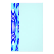 Aqua-blaues abstraktes Entwurfs-Briefpapier Individuelles Büropapier
