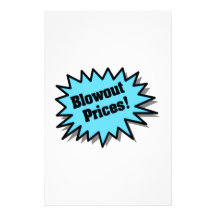 Aqua Blowout Prices Stationery