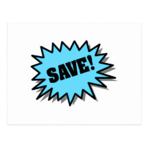 Aqua Save Postcard