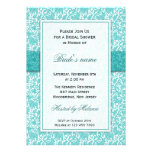 Aqua: : Trendy Wedding Brautparty-Einladungen