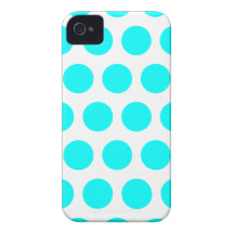 Aqua-Tupfen iPhone 4 Case-Mate Hüllen