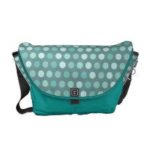Aquamarine Punkt-Bote-Tasche Kurier Tasche