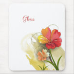 Aquarell BlumenMousepad