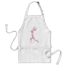 Aquarell sauber u. Ruck im Rosa Schürzen