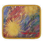 "Aquarellentwurf der Feuerwerke ipad sleeves