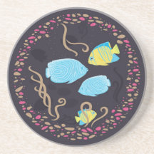 Aquarium - Fish Circle Coaster