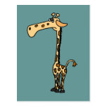 AR, lustige traurige Giraffe Postkarte