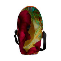 Ara wenig Juwel-Reihe - Rosen-Muschel-Silk Entwurf Kurier Tasche