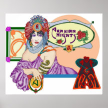 Arabische Nachtplakat