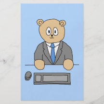 Arbeiten in einem Büro. Blaue Bindung Bedruckte Flyer