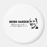 ARBEITEN SCHWERER - Millionen Leute auf Wohlfahrt  Kühlschrankmagnete