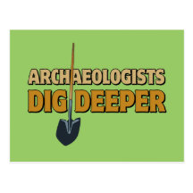 Archäologen-Grabung Postkarten