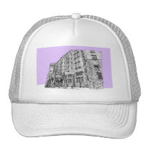Architectture in der Flieder Kultmütze