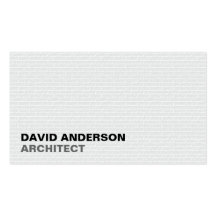 Architekt - Visitenkarten