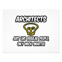 Architekten-… regelmäßige Leute, nur intelligenter Einladung