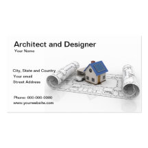 Architekten- und Designer-Visitenkarte