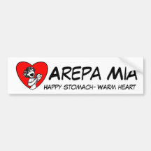 Arepa Mia Autoaufkleber