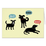 Arf Barken-Schuss Grußkarten