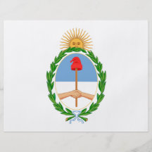 Argentinien-Wappen Flyer