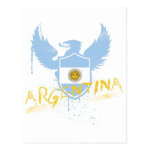 Argentinien Winged Postkarte