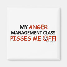 Ärger-Management Kühlschrankmagnete