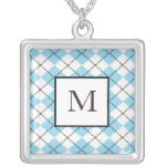 Argyle Monogramm-Halskette