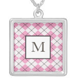 Argyle Monogramm-Halskette