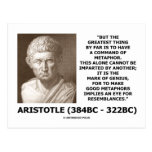 Aristoteles-Befehl des Metapher-Kennzeichens des G Postkarten