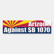 Arizona gegen SB Autoaufkleber 1070