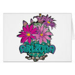 Arizona-Kaktus-Blüte Grußkarte